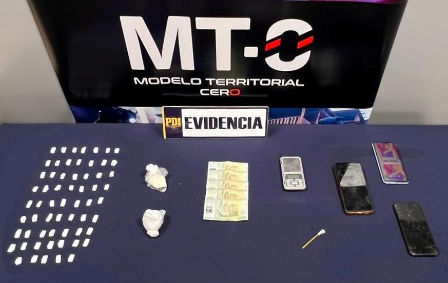 Detienen a dos mujeres en Nancagua por microtráfico de drogas e incautan más de 60 envoltorios