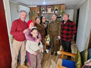 Carabineros de San Fernando propicia reencuentro familiar